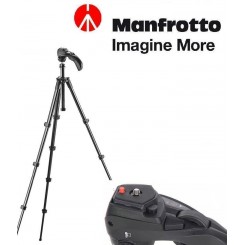 Manfrotto MKC3-H01 Compact Photo Movie Kit Black Tripod